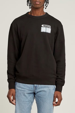 Pull relaxed en coton biologique Substance - Noir