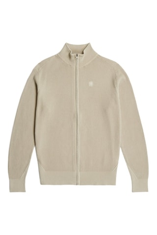 Gilet en coton biologique Serrated - Beige