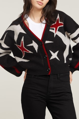 Gilet en laine - Noir et blanc