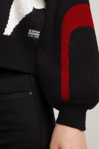 Gilet en laine - Noir et blanc