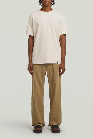 Pantalon loose en velours Type 96 - Beige