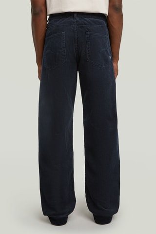 Pantalon loose en velours Type 96 - Bleu marine