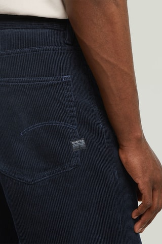 Pantalon loose en velours Type 96 - Bleu marine