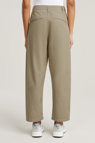 Pantalon tapered taille haute Pilot - Kaki