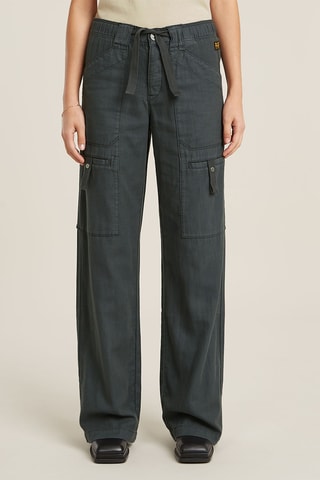 Pantalon straight Judee - Bleu pétrole