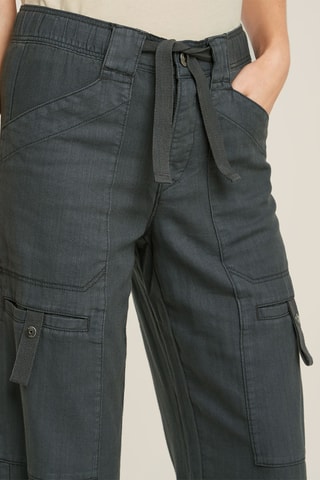 Pantalon straight Judee - Bleu pétrole