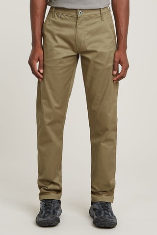 Chino en coton biologique Morry - Vert