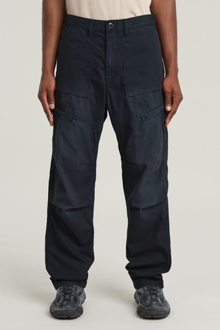 Pantalon loose Fatigue 3D - Bleu nuit