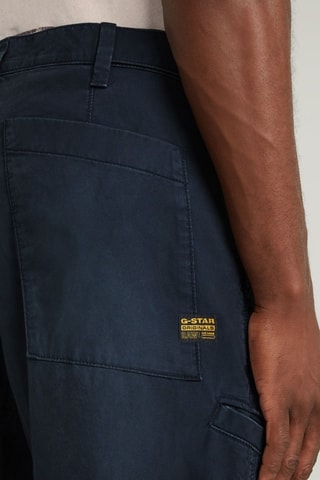 Pantalon loose Fatigue 3D - Bleu nuit