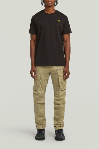 Pantalon regular en coton biologique Rovic - Vert olive