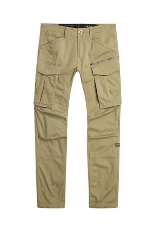 Pantalon regular en coton biologique Rovic - Vert olive
