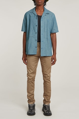 Chino en coton biologique 3.0 - Vert