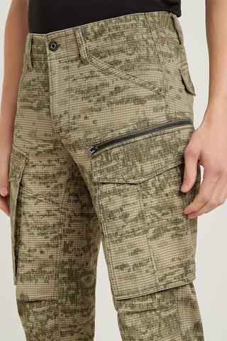 Pantalon regular Rovic - Beige et kaki