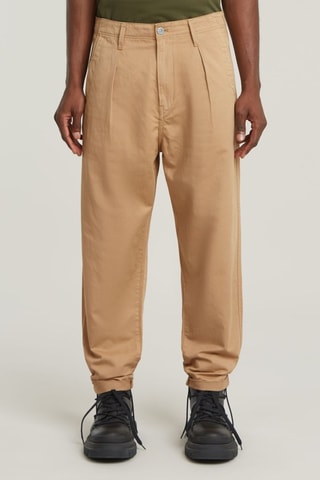 Chino Pleated - Marron