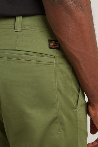 Chino en coton biologique Mosa - Vert olive