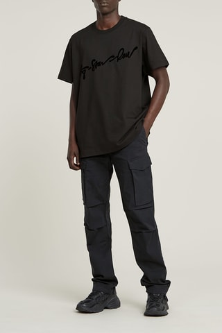 Pantalon cargo regular Core - Bleu foncé