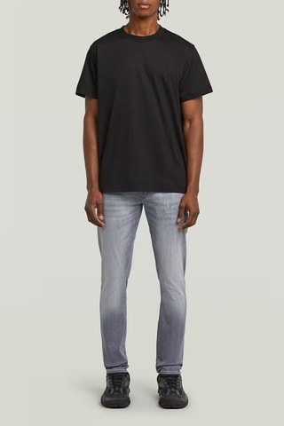 Jean skinny en coton biologique Lancet - Gris