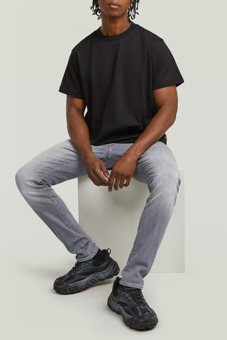 Jean skinny en coton biologique Lancet - Gris