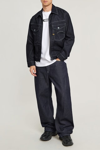 Jean loose Bend 3D - Bleu foncé