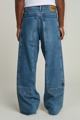 Jean loose Long Pocket - Bleu