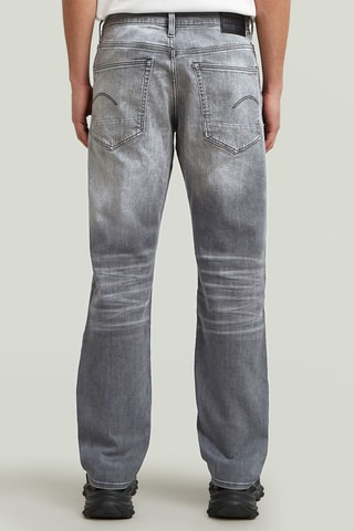 Jean straight en coton biologique 3301 - Gris clair