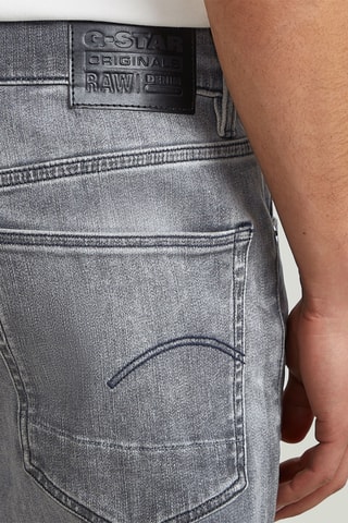 Jean straight en coton biologique 3301 - Gris clair