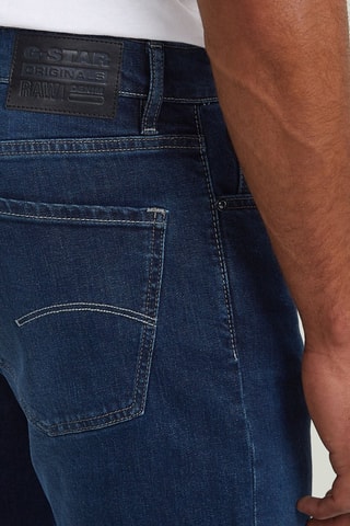 Jean straight taille haute Mosa - Bleu marine