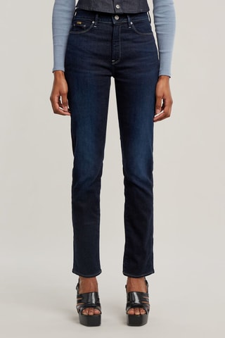 Jean skinny taille haute Shape - Bleu foncé