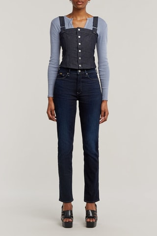 Jean skinny taille haute Shape - Bleu foncé