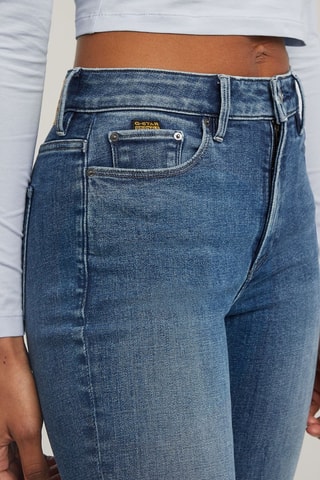 Jean skinny taille haute Shape - Bleu marine