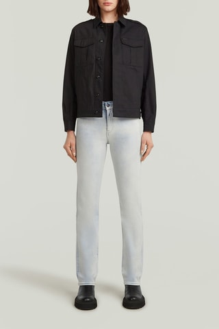 Jean straight en coton biologique Strace - Bleu