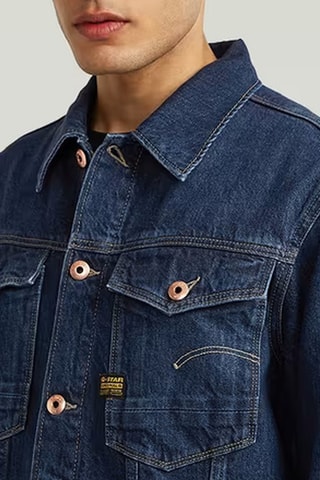 Veste en jean Arc 3D - Bleu foncé
