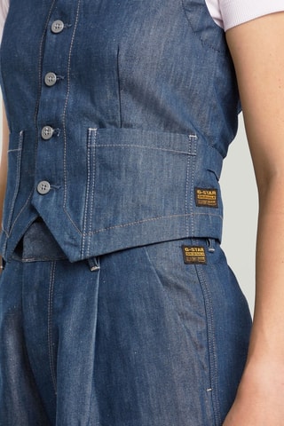 Veste sans manches en jean Summer - Bleu marine