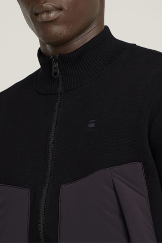 Veste en coton biologique Alfresco - Noir