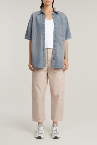 Top en coton biologique Asymmetrical - Blanc