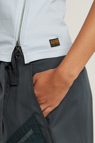 Top en coton biologique Asymmetrical - Ciel