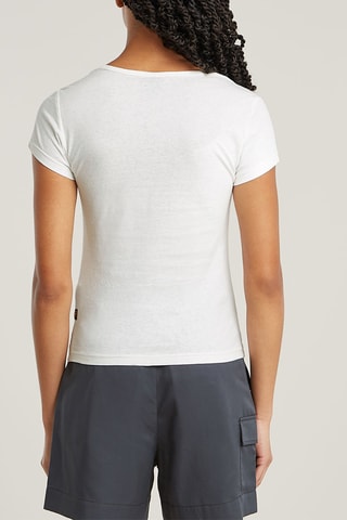 Top en coton biologique Sweet Heart - Ecru