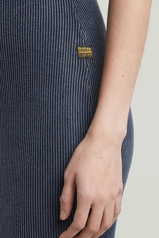 Robe fourreau en coton biologique - Bleu marine