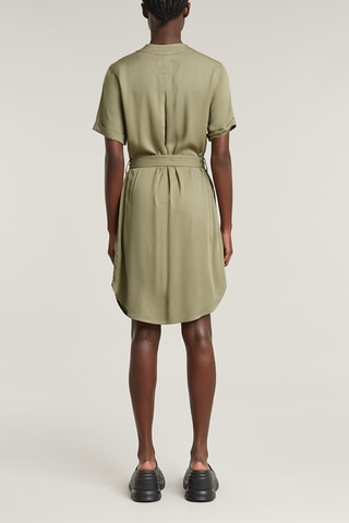 Robe droite Belted - Kaki