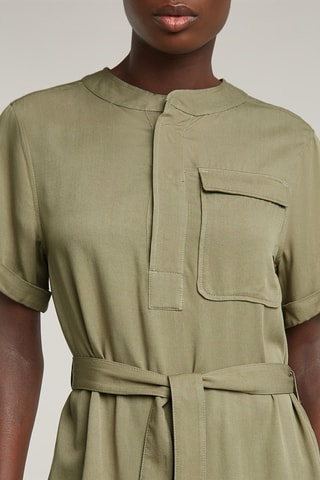 Robe droite Belted - Kaki