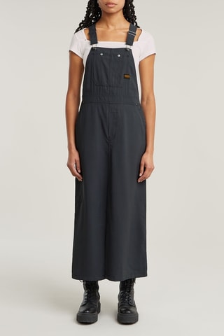 Robe-salopette Dungaree - Bleu pétrole