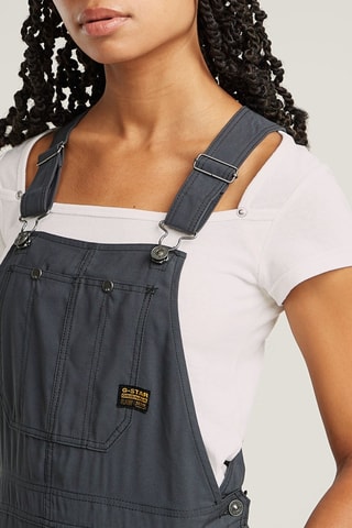 Robe-salopette Dungaree - Bleu pétrole