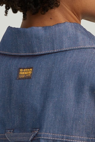 Chemisier relaxed en jean Remix - Bleu