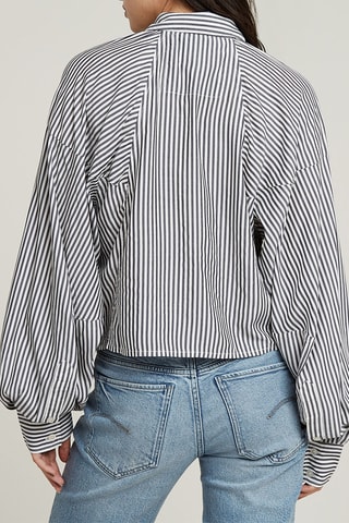 Chemisier loose Macro Balloon - Noir