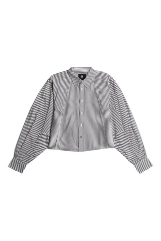 Chemisier loose Macro Balloon - Noir