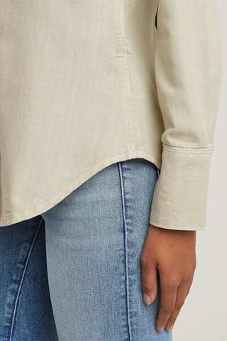 Chemisier slim Western - Vert d’eau