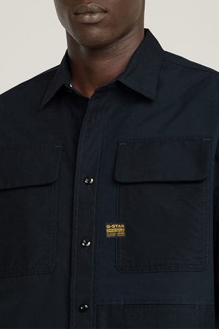 Chemise regular CPO Utility - Bleu foncé