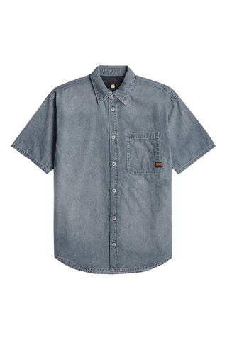 Chemise en jean Relaxed - Bleu foncé