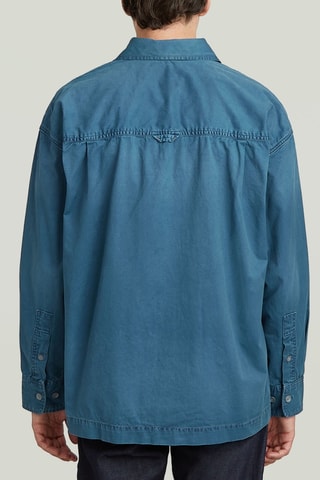 Chemise oversize Boxy Pleated 1 - Indigo