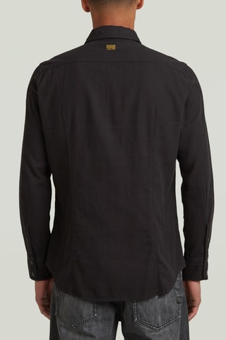 Chemise slim Arc 3d - Noir